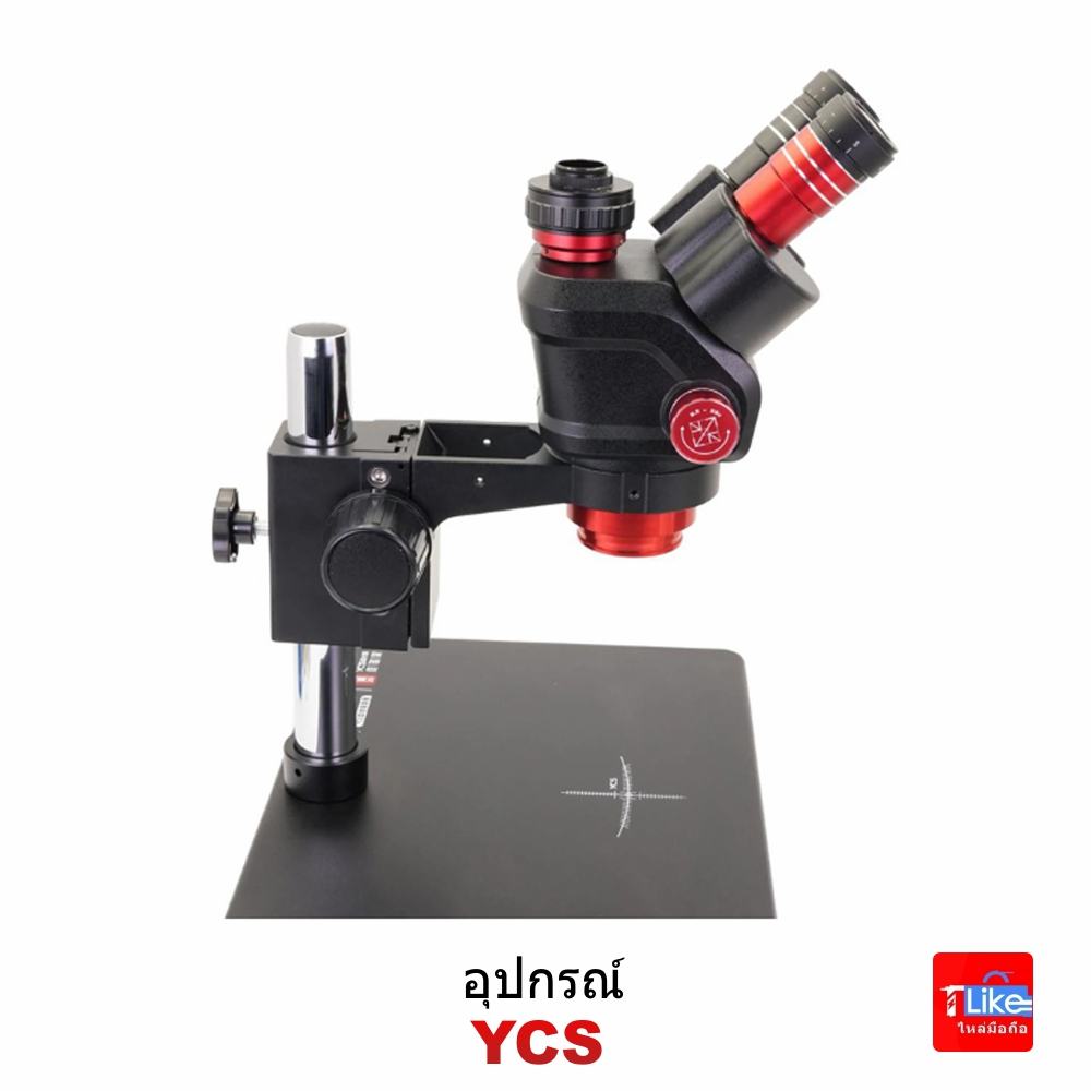 YCS 6558 6558x Ultra HD กล้องจุลทรรศน์  ขนาดใหญ่พิเศษฐาน 6.5-58   3ตา แบบไม่มีกล้อง