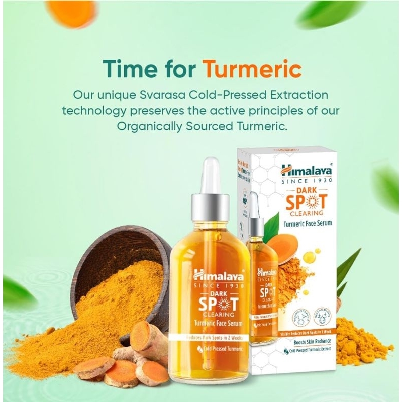 Himalaya Dark Spot Clearing Turmeric Face Serum 30 มล.