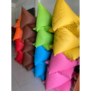 แบ็กพร้อมโฟม ทรงชีส ขนาด S ​ 70x90 ​cm beanbag _ Denim51