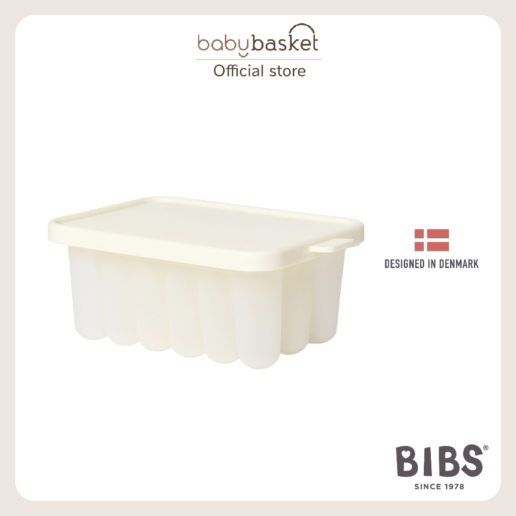 BIBS Baby Food Freezer Tray ถาดซิลิโคนแช่แข็งสำหรับอาหารเด็กพร้อมฝาปิด ขนาด 150ml. จำนวน 18 ช่อง