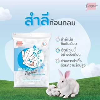 สำลีตรา Evergreen เอเวอร์กรีน สำลีแผ่น / ก้อน / ก้าน ทำจากฝ้ายธรรมชาติบริสุทธิ์ ใช้ได้ทุกสภาพผิว