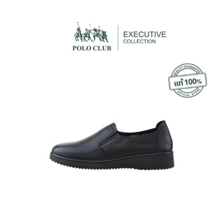 POLO CLUB รองเท้าหนัง รุ่น EX-1932 สีดำ | รองเท้าคัดชูผู้หญิ…