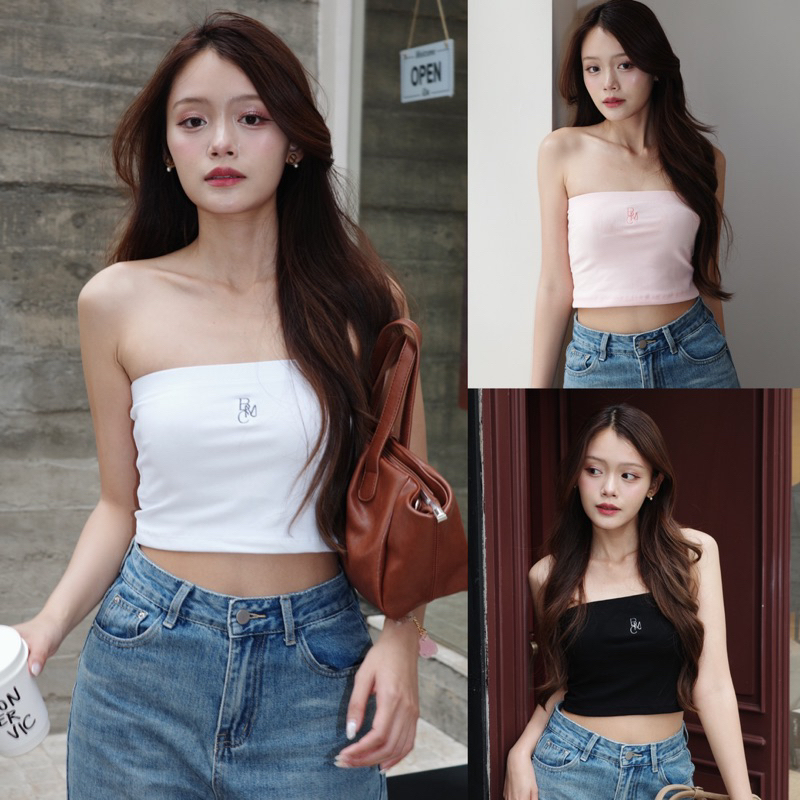 BEMYCHIC เสื้อเกาะอก รุ่น chewy top