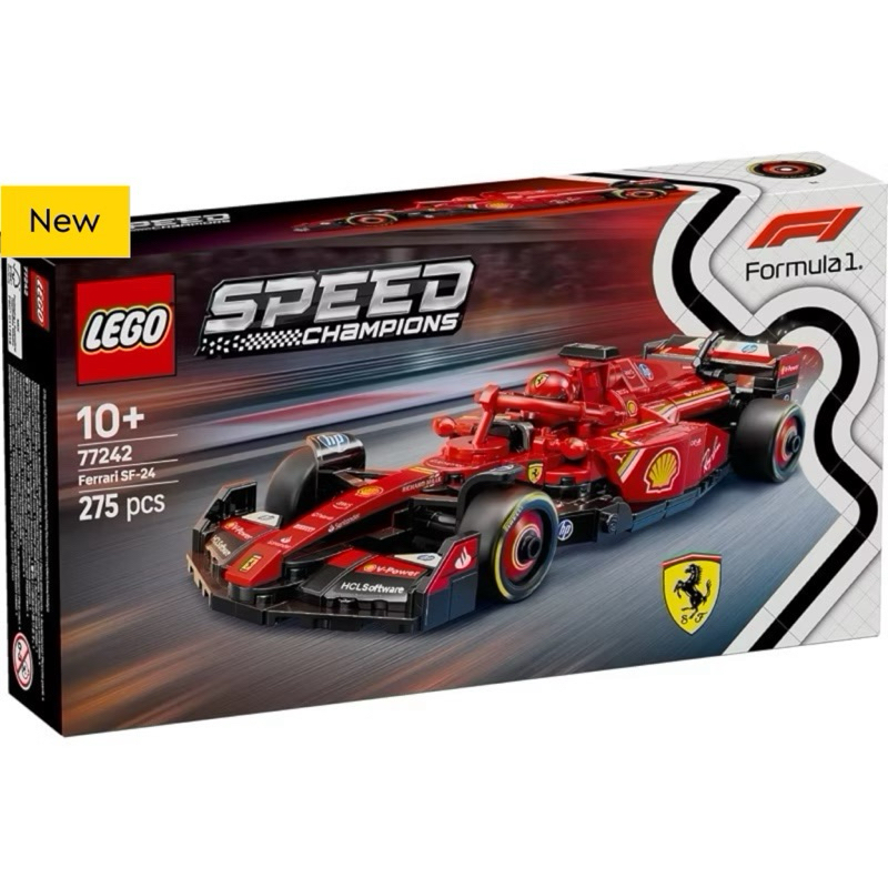 LEGO 77242 Ferrari SF-24 F1 Race Car (Speed Champions) ของแท้ 100% มือหนึ่งกล่องสวยพร้อมส่ง