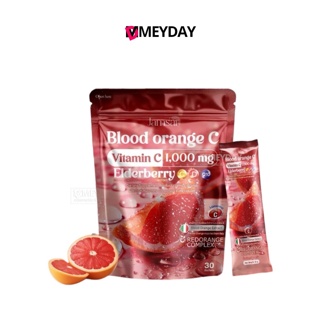 Jamsai Blood Orange C แจ่มใส บลัด ออเรนจ์ ซี 30 ซอง