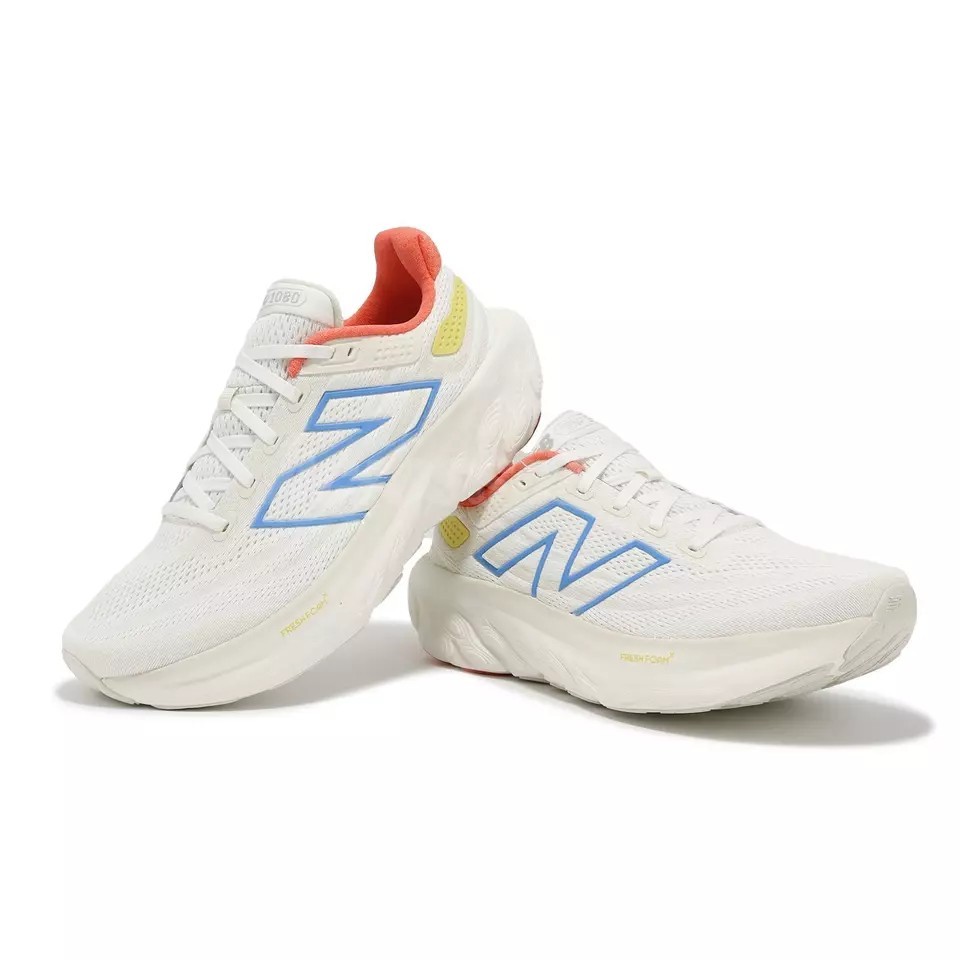 New Balance Fresh Foam X 1080 V13 ของแท้ 100% Sea Salt Gulf Red W1080O13 Sneaker รองเท้าผู้หญิง รองเท้าผ้าใบ
