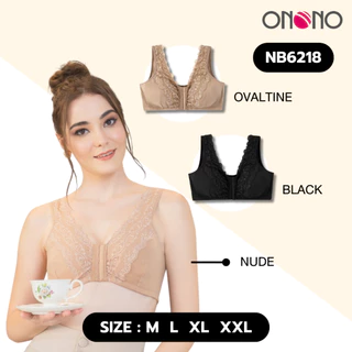 ONONO เสื้อชั้นในไร้โครง ฟองน้ำบาง ตะขอหน้า รุ่น NB6218