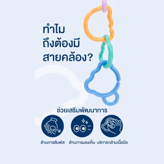 [สินค้าขายดี]Haave Bricks Baby Ring ห่วงหัดจับ เพลยิม ฝึกการสัมผัสและกระตุ้นพัฒนาการเด็กเล็ก ของขวัญเยี่ยมคลอด