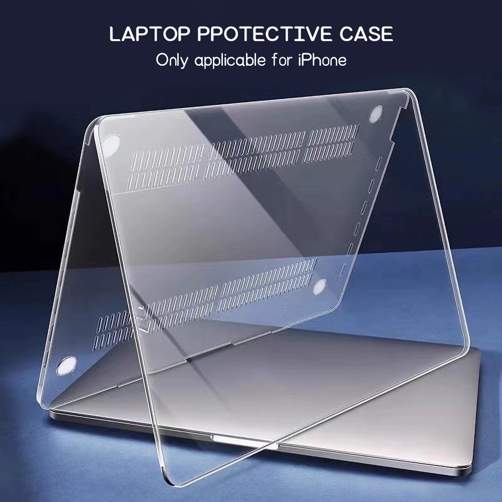 เคสแมคบุค for MacBookAir13.6(M2/M3)14 16 M1 M2 macbook Air 13/macbook New Pro 13 แบบใส A2179/A2337/A1932 case