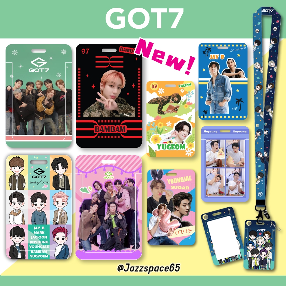 ที่ใส่บัตร GOT7 เฟรมการ์ด(ไม่รวมสาย) ใส่บัตรพนักงาน ที่ใส่การ์ด ที่ใส่คีย์การ์ด [พร้อมส่ง]