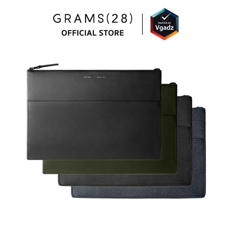 GRAMS(28) - ซองสำหรับใส่ Macbook Pro 14" รุ่น 120 Leather Folio