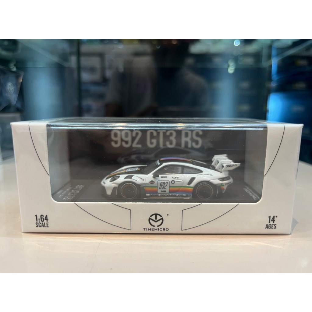 TIMEMICRO 1/64 Porsche 992 GT3 RS White Apple