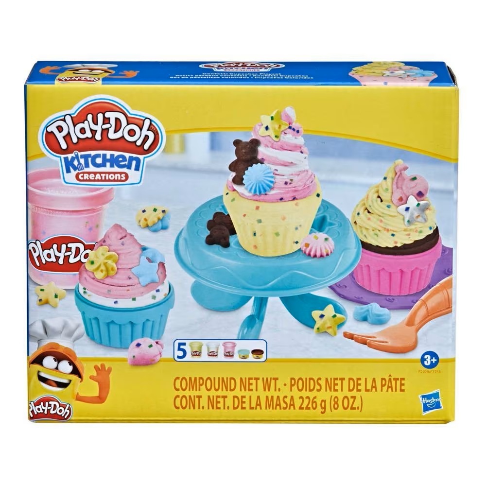 PLAY-DOH KITCHEN KITS CONFETTI CUPCAKES PLAYSET ของเล่น