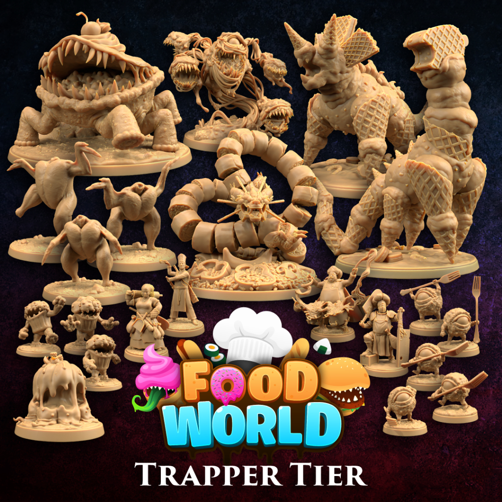 Food World - โมเดลสำหรับ DnD miniature, [Made to order ส่งพัสดุภายใน 1-3 วัน]