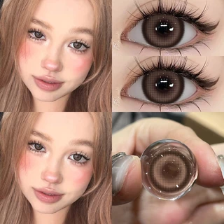 เลนส์รายเดือน UYAAI×FRESHLADY Lulu Series| Snow Ball Brown&Gray สีธรรมชาติ เหมาะสำหรับผู้เริ่มต้น14.5mm [0.00-4.00 ]