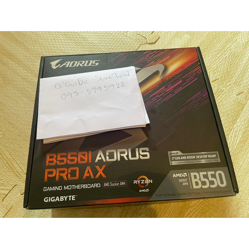 ขายเมนบอร์ด AM4 B550i aorus pro ax