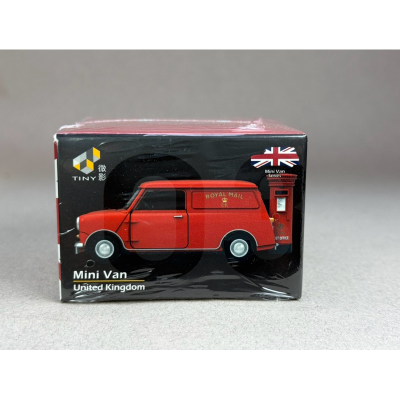 ▫️Mini Morris Mini Cooper Van Red Scale 1:50 ยี่ห้อ Tiny