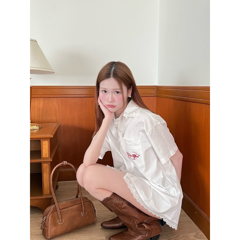 (New in pack) Cintage♡ CT2044 เชิ้ตแขนสั้นmerci444 💖