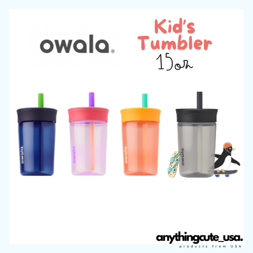 (พรีออเดอร์ 14 วัน) Owala Kid's Tumbler 15oz Plastic