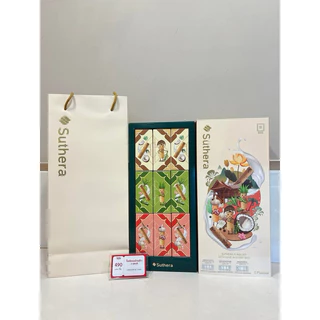 ผลิตใหม่ ไม่ค้างสต๊อก |ส่งฟรี | ส่งไว | ทองม้วนสุธีราชุดของขวัญรวม 3 รส [มีถุงกระดาษแบบรูป] รสต้นตำรับ,งาดำ,ใบเ