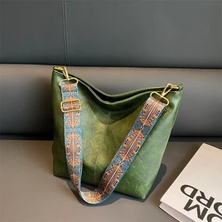 Fashion กระเป๋าสะพายข้าง หนัง PU ทรงTOTE ไม่มีลาย แฟชั่น สไตล์เกาหลี B-901