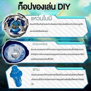 รุ่นใหม่ เบย์เบลด รุ่น BEYSUPER X ยอดฮิต ในกล่องอุปกรณ์พร้อมเล่น ลูกข่างของเล่นเบย์เบลด พร้อมส่ง