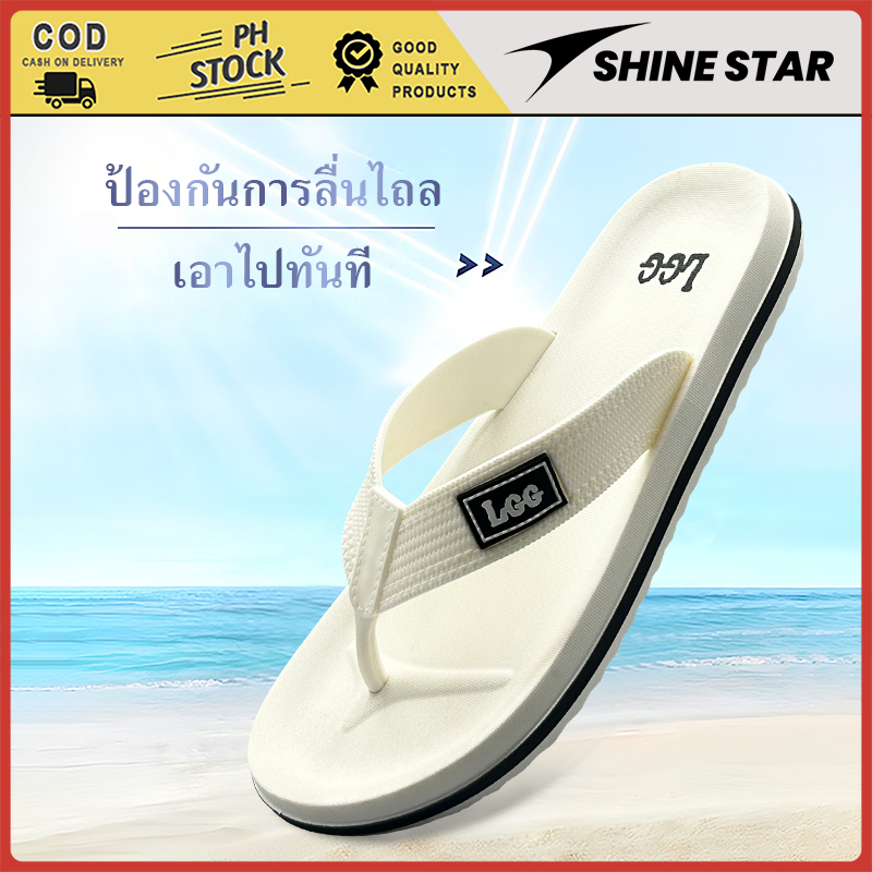 ผู้ชายรองเท้าแตะฤดูร้อนแฟชั่นรองเท้าแตะชายหาดเดินแฟชั่นเกาหลีสบาย ๆ tsinelas