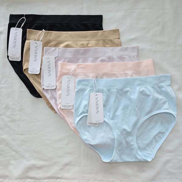 SABINA รุ่น Panty Zone กางเกงในผ้าทอซิมเลส ทรงเอวกลาง