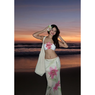 Vintage Flamingo- Floral Mesh Set เซท2ชิ้น