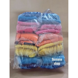 ช้อนพลาสติกตักไอศกรีม  ตราเพชร จัดส่ง 10 แพ็ค  (คละสี) 500 ช…