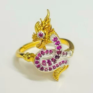 แหวนพญานาคปรับขนาดไซส์ได้ มีให้เลือกทั้งหมด 4สี