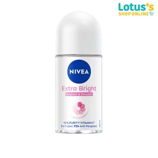 นีเวีย เอ็กซ์ตร้า ไบรท์เทนนิ่ง 8 ซูเปอร์ ฟู้ด โรลออน 50 มล. NIVEA EXTRA BRIGHTENING 8 SUPER FOOD ROLL ON 50 ML.