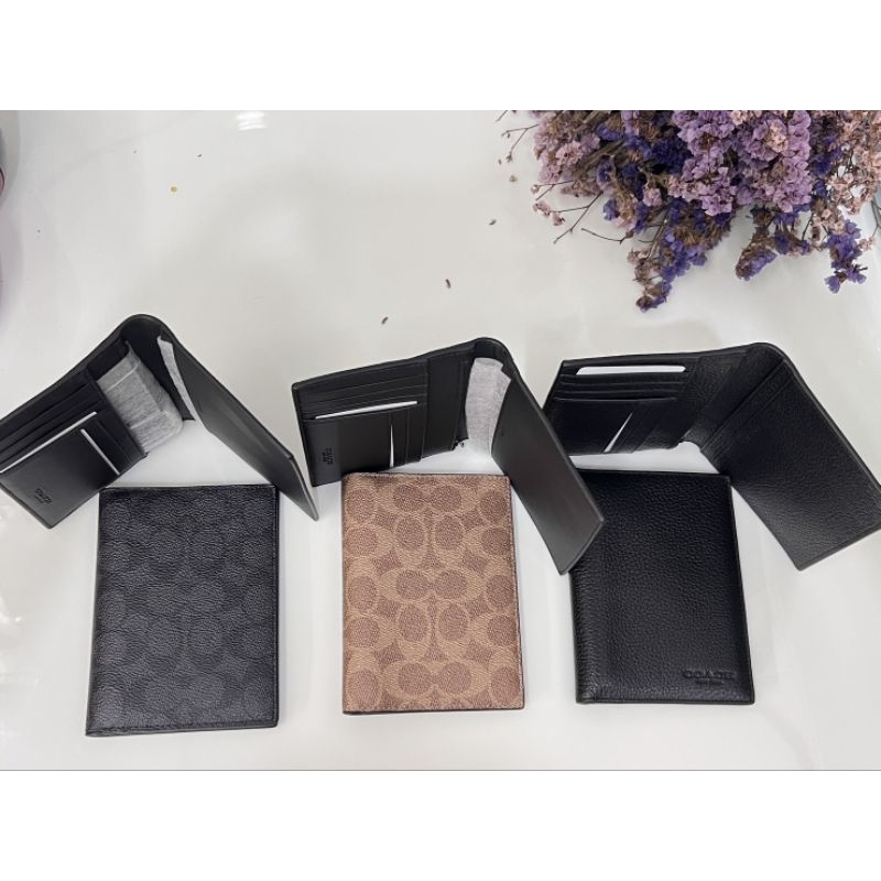 🔥กระเป๋าใส่พาสปอร์ต คร้า New COACH Passport Card Caseกระเป๋าใส่พาสปอร์ต🔥มี หลายสีคร้า ตามภาพ 📌รอเช็ค