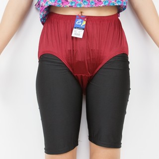 กางเกงในผ้าซาตินวินเทจ ลื่นเลื่อม บางเบา หรูหรา ราคาคุ้มค่า