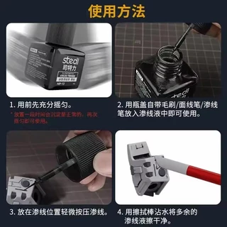 stedi Panel Line Accent Pen ปากกาคอแร้งช่วยหยอดพาแนลไลน