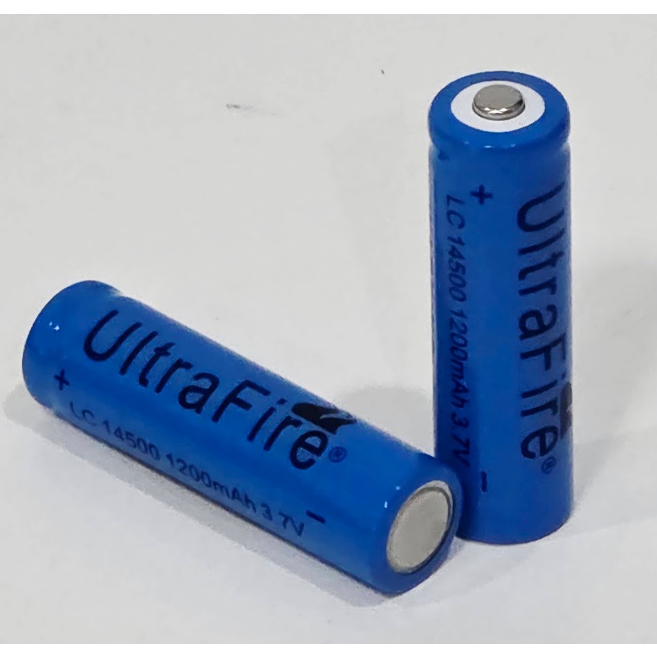 ถ่านชาร์จ Li-ion UltraFire 14500 3.7V 1200mAh