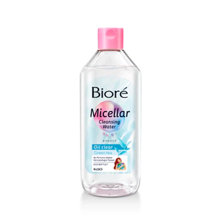 BIORE MICELLAR CLEANSING WATER - OIL CLEAR 400 ml. บิโอเร ไมเซล่า คลีนซิ่ง วอเตอร์ – ออยล์ เคลียร์ 400 มล.