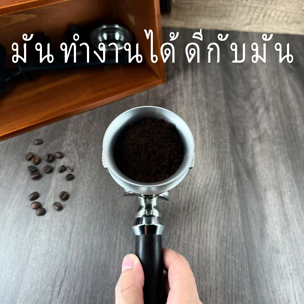 พร้อมจัดส่ง｜แหวนครอบด้ามชงกาแฟ Coffee Dosing Ring Aluminium [ครอบขอบนอก Basket] ราคา ถูกที่สุด ดีลบีเคเค แกลเลอรีภาพที่ 9