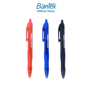 Bantex ปากกาเจล ปากกาหมึกเข้ม ปากกาเขียนลื่น หมึกชัดแห้งไว มี3สีให้เลือก คมชัด จับถนัดมือ Gel Pen