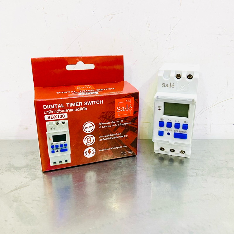 Sa-le นาฬิกาตั้งเวลา ไทม์เมอร์ตั้งเวลา แบบดิจิตอล รุ่น SBX130-220