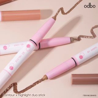 ถูก/แท้/มีไลฟ์ คอนทัวร์ ไฮไลท์ ODBO Contour X Highlight Duo Stick โอดีบีโอ แบบแท่ง คอนทัวร์ ไฮไลท์ หน้ามีมิติ เกลี่ยง่าย