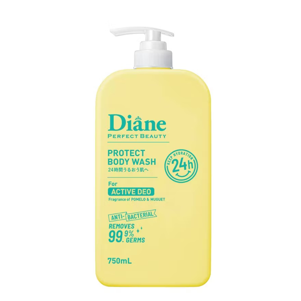 Moist Diane Protect Body Wash Active Deo 750ml. มอยส์ ไดแอน ครีมอาบน้ำสูตรป้องกันสิว กลิ่นโพเมโล