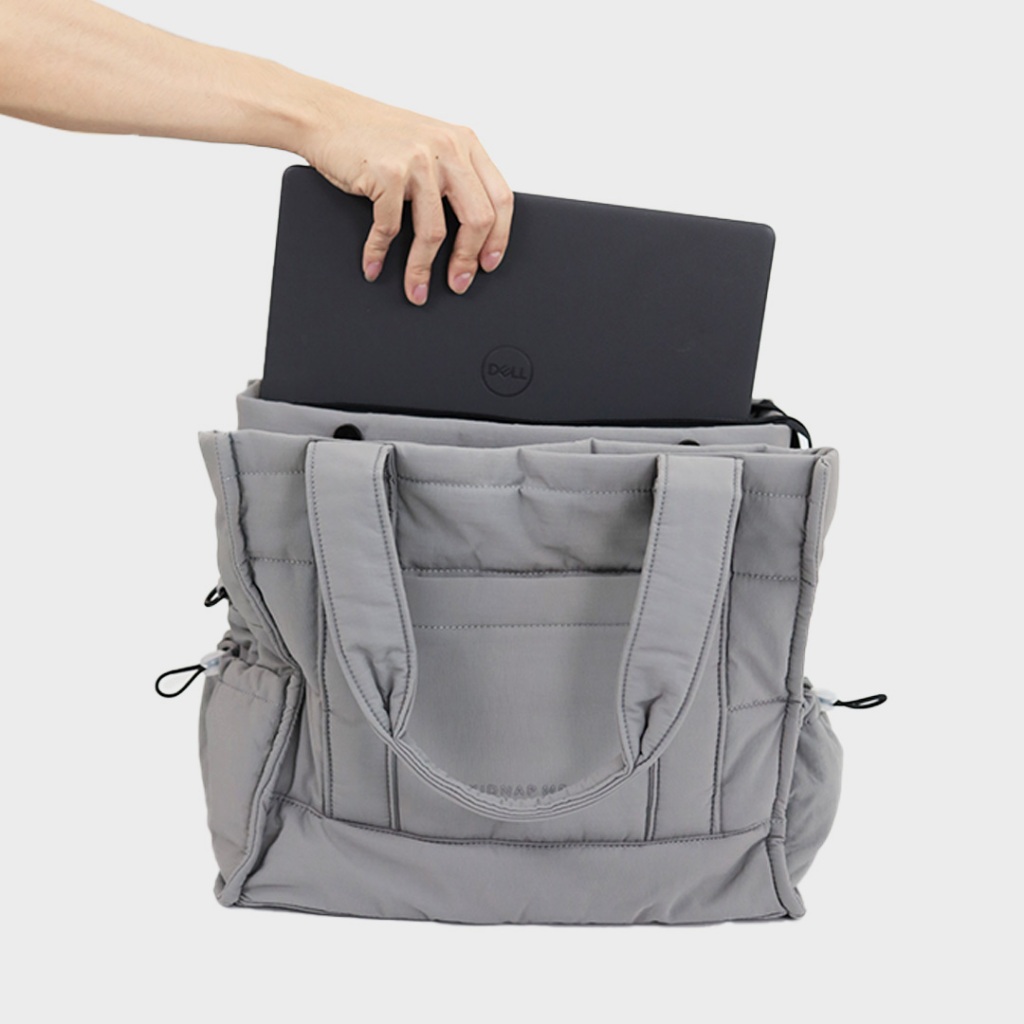 กระเป๋าสะพายข้าง ขนาดใหญ่ ผ้ากันน้ำ สะพายไหล่ ใส่ของ laptop CUDDLE BAG KIDNAP ME. กระเป๋าแม่ลูกอ่อน - รูปที่ 4