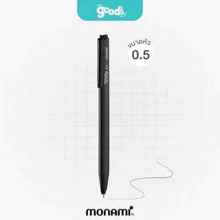 Monami รุ่น Triffis ทริฟฟิส ปากกาลูกลื่น ขนาดหัว 0.5 / 0.7 / 1.0 มม. (1 ด้าม)