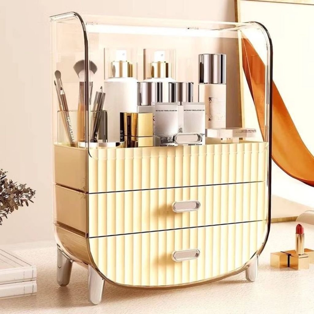👉ราคาพิเศษ กล่องเก็บเครื่องสำอางค์ กล่องเก็บครีม ชั้นวางเครื่องสำอางค์ cosmetic display rack