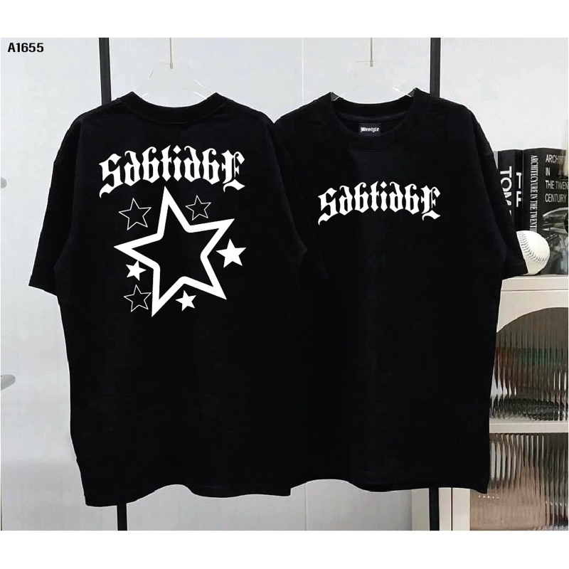 เสื้อCotton100% สกรีน หน้า-หลังแบบดิจิตอล เนื้อผ้าหนานุ่ม A1655-แขนสั้น