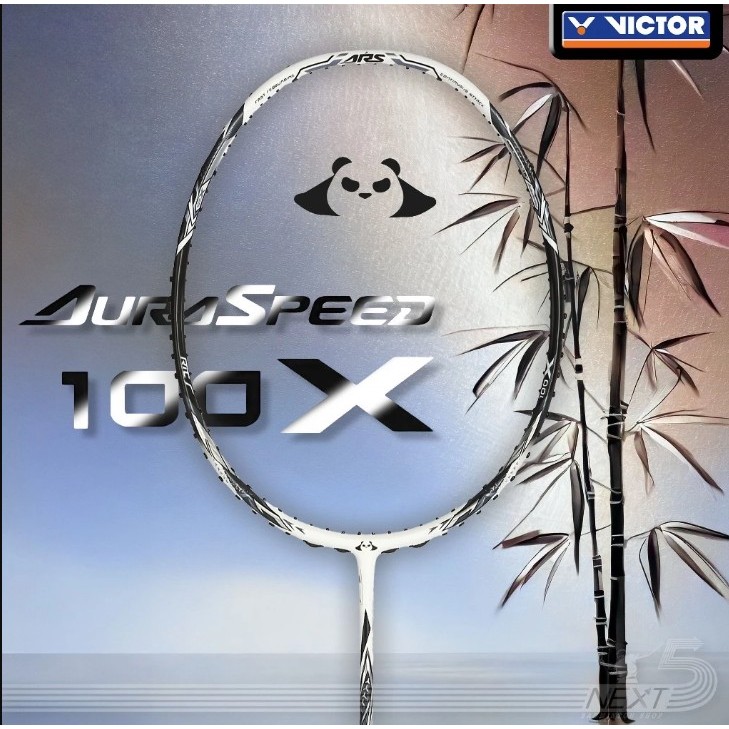 Victor ไม้แบดมินตัน รุ่น Auraspeed 100X ( Ars-100x panda ) แพนด้า 4U