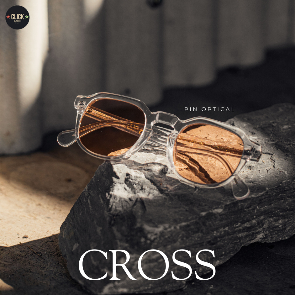 แว่นกันแดด Pin Optical รุ่น Cross Sun Click glasses