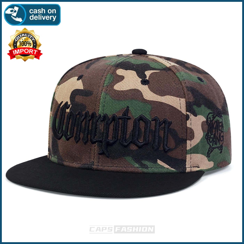 หมวกฮิปฮอป Cayler&sons ปักลายตัวอักษร snapback cap สําหรับผู้หญิง และผู้ชาย แฟชั่น hiphop หมวกปีกแบน