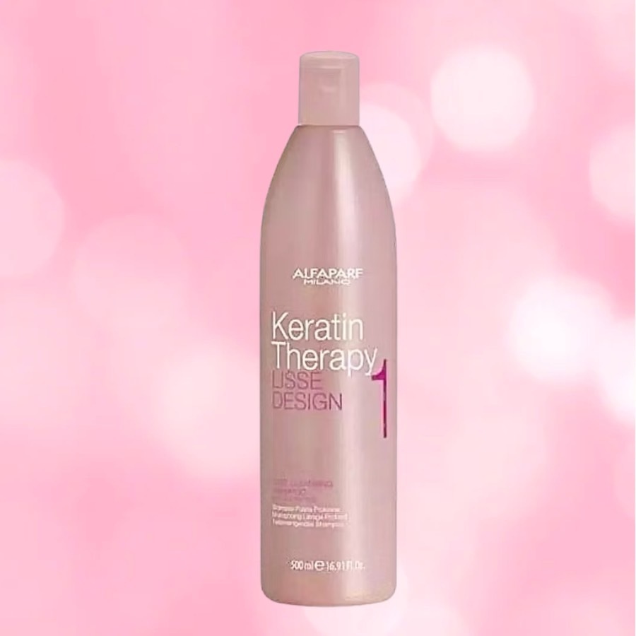 ALFAPARF KERATIN THERAPY แชมพู 500 ML. แชมพูเปิดเกร็ดผม ช่วยเตรียมพร้อมผมก่อนทำ ทรีทเม้นท์
